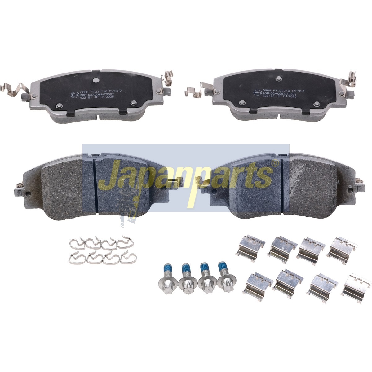 Pastiglie freno JAPANPARTS PA-0666AF