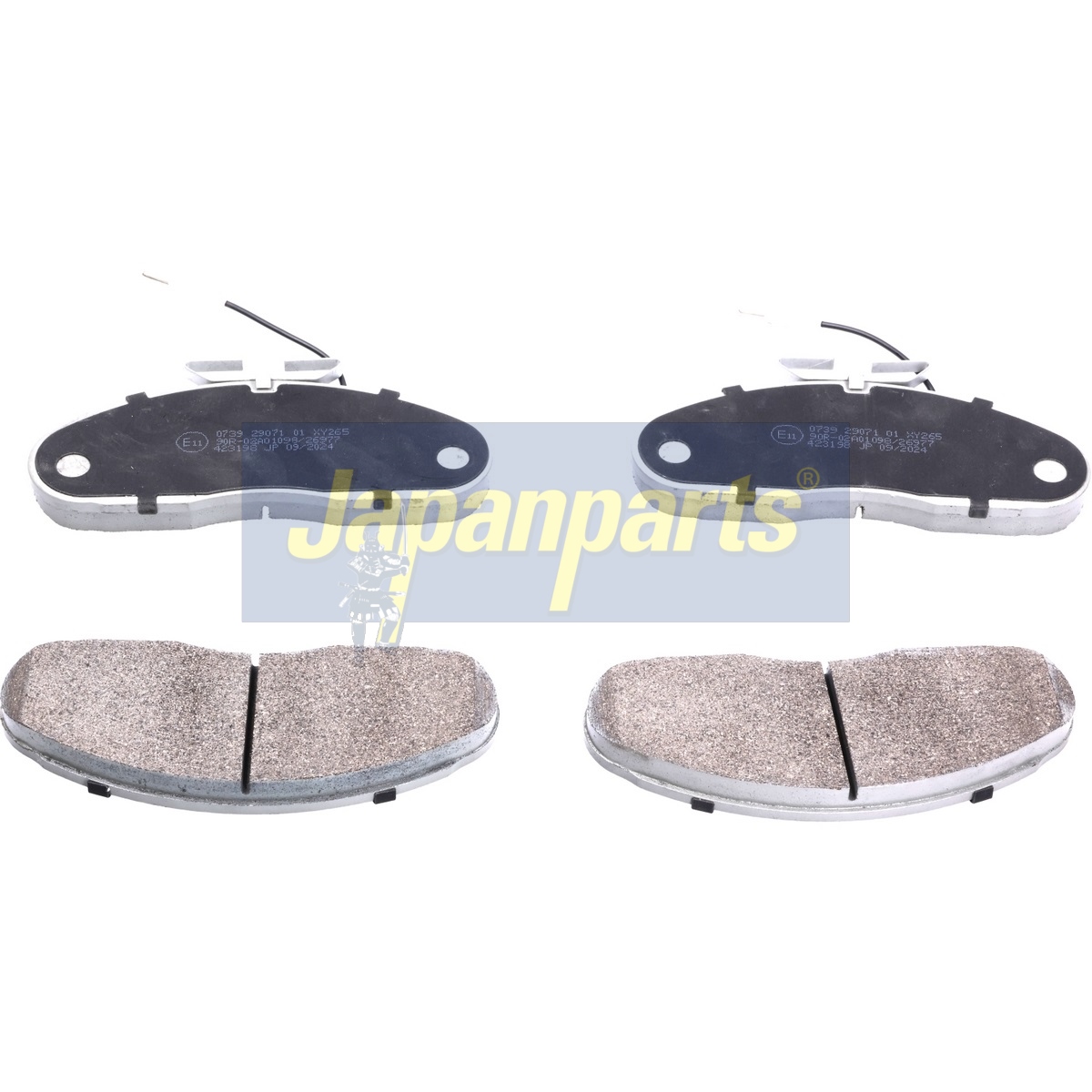 Pastiglie freno JAPANPARTS PA-0739AF