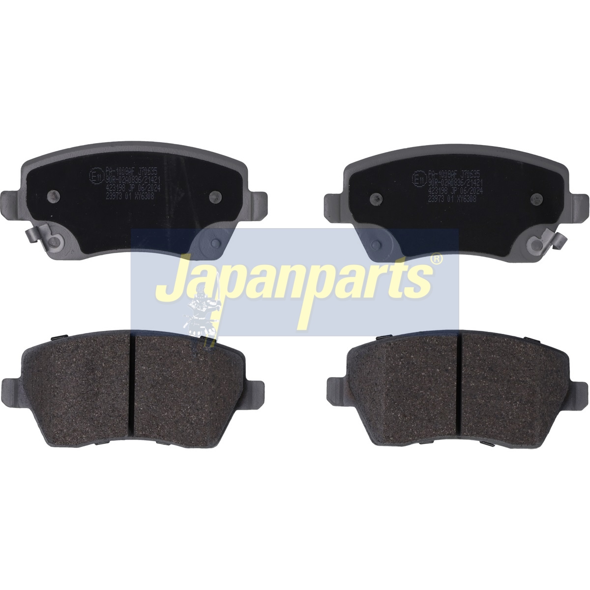 Pastiglie freno JAPANPARTS PA-1008AF
