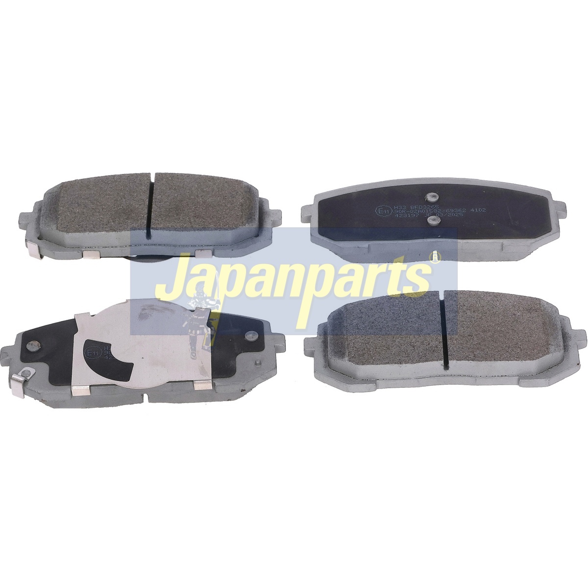 Pastiglie freno JAPANPARTS PA-H33AF