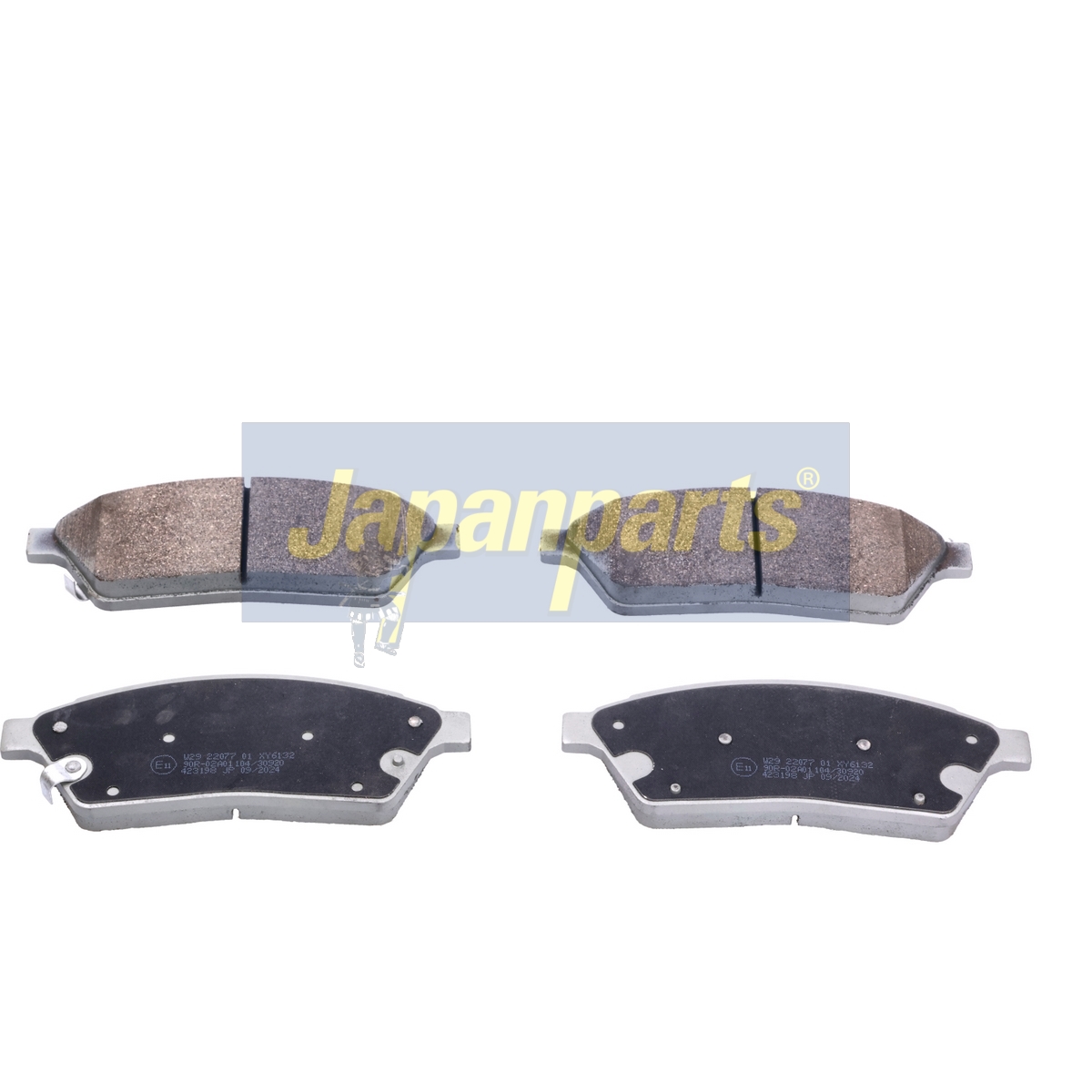 Pastiglie freno JAPANPARTS PA-W29AF