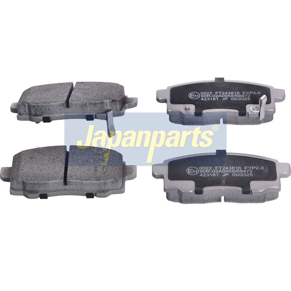 Pastiglie freno JAPANPARTS PP-0022AF