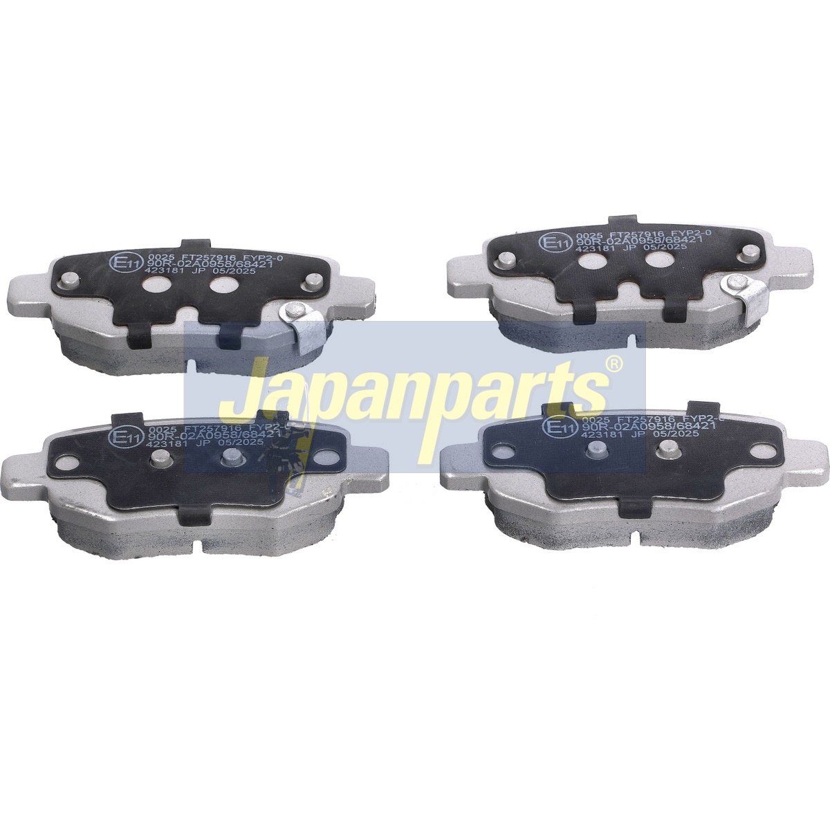 Pastiglie freno JAPANPARTS PP-0025AF