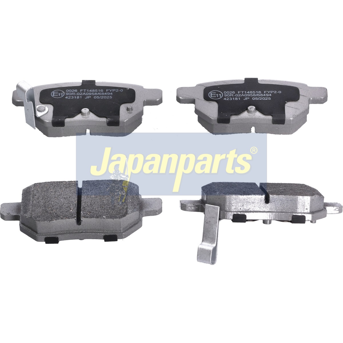 Pastiglie freno JAPANPARTS PP-0026AF