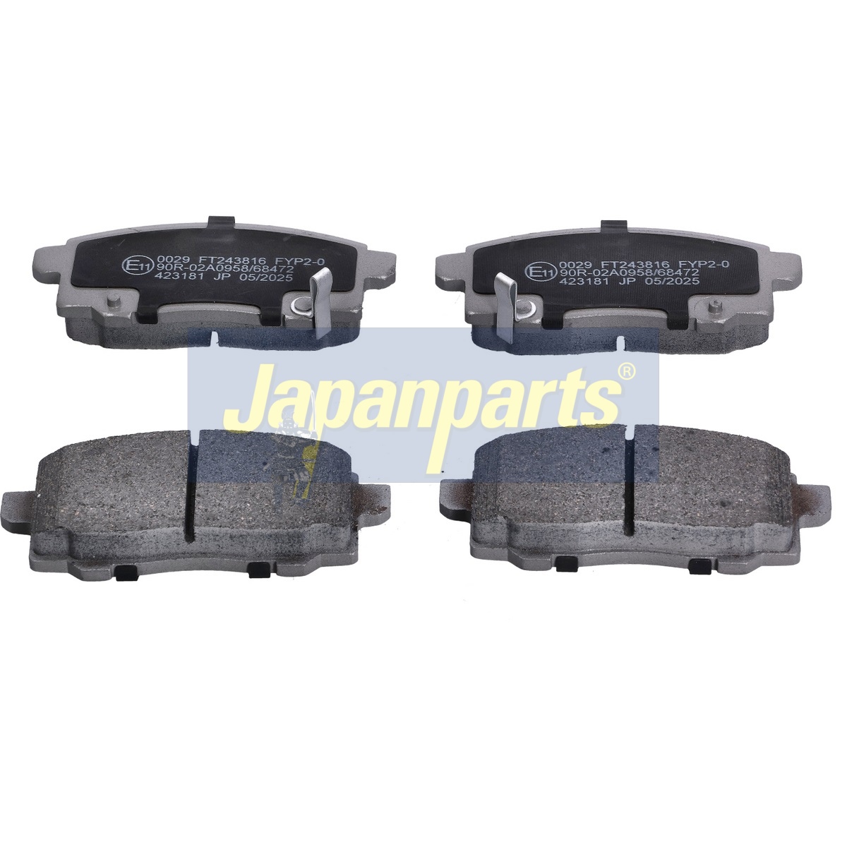 Pastiglie freno JAPANPARTS PP-0029AF