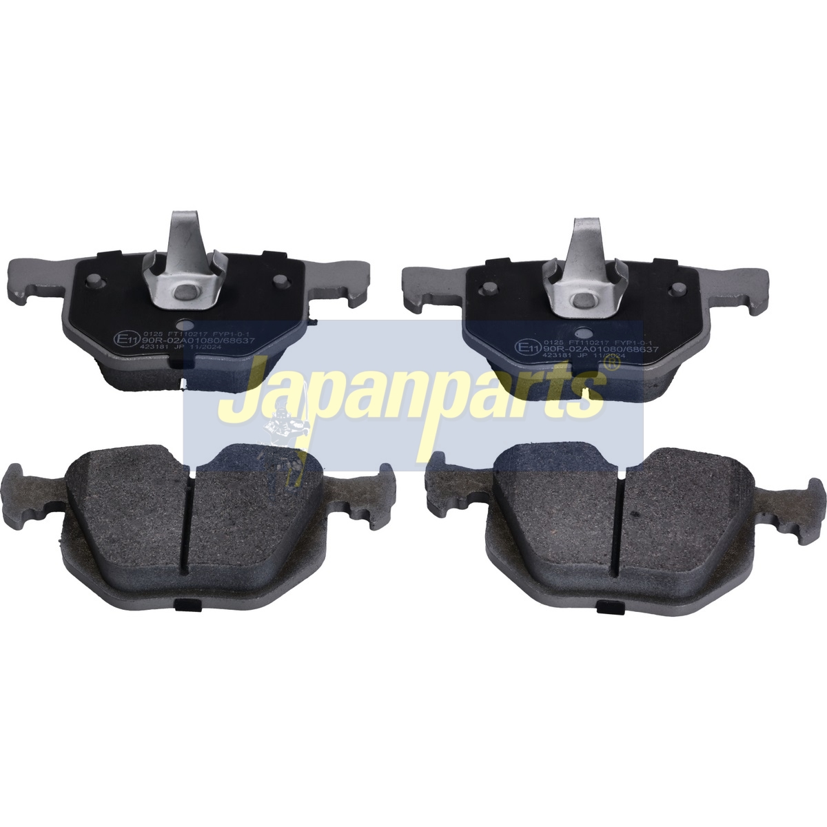 Pastiglie freno JAPANPARTS PP-0125AF