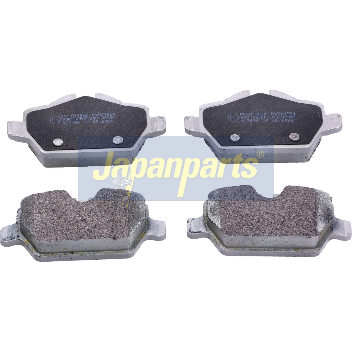 Pastiglie freno JAPANPARTS PP-0128AF