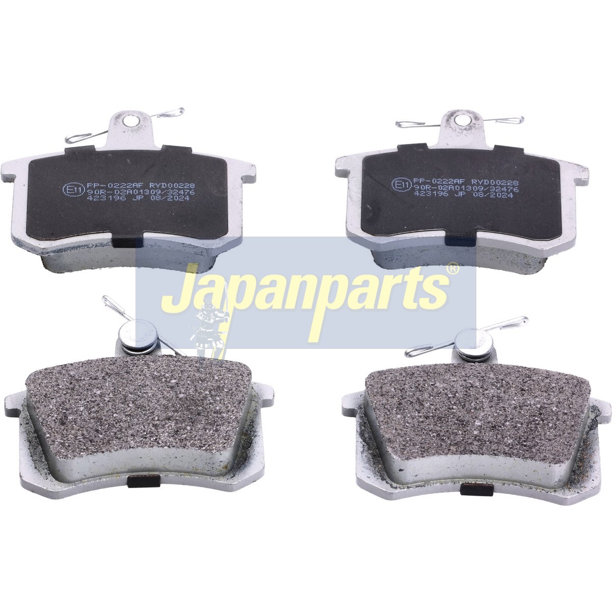 Pastiglie freno JAPANPARTS PP-0222AF