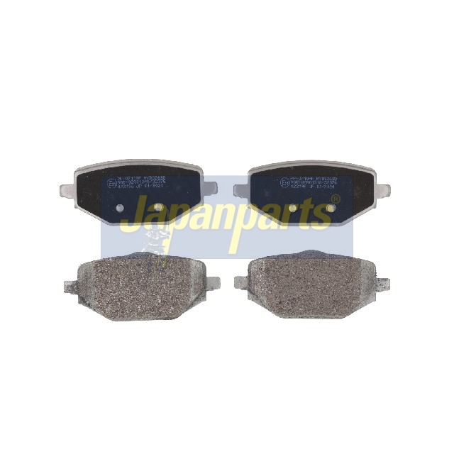 Pastiglie freno JAPANPARTS PP-0710AF