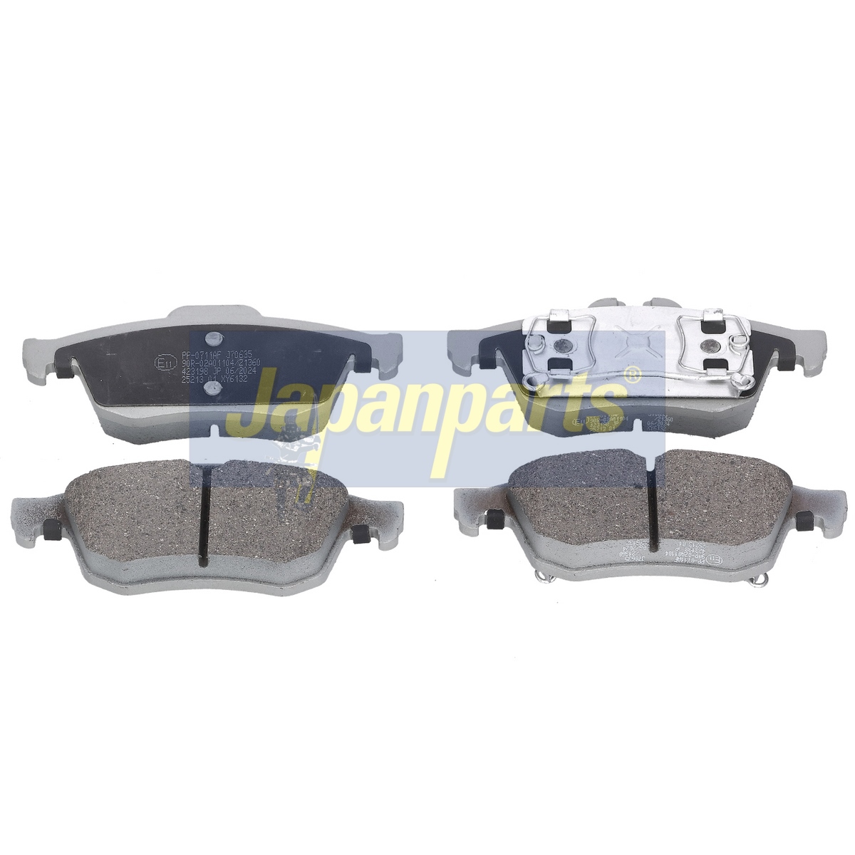 Pastiglie freno JAPANPARTS PP-0711AF
