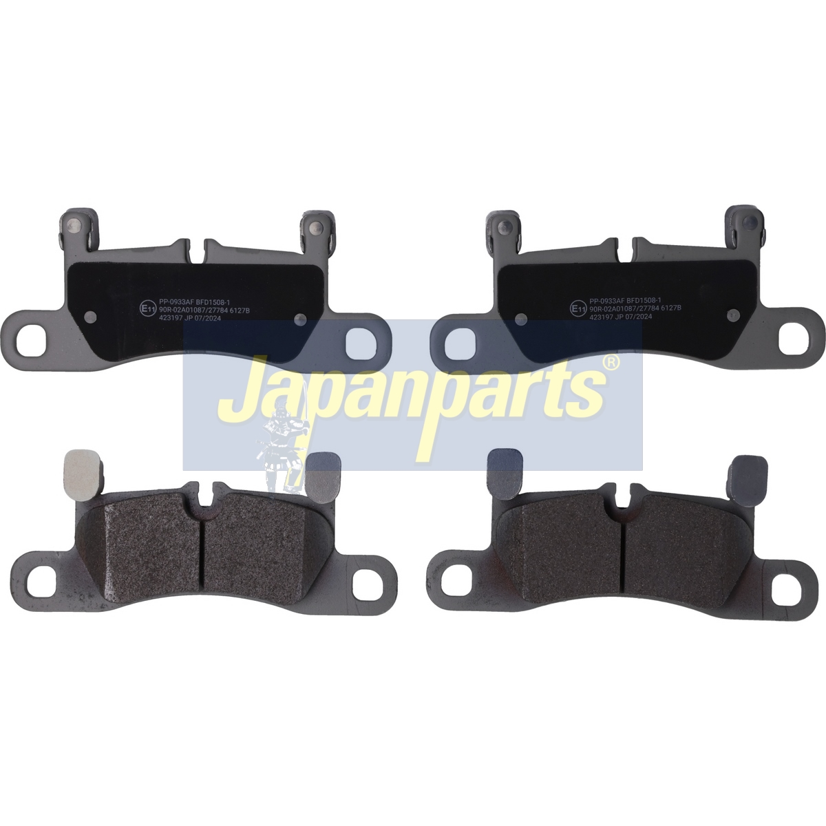 Pastiglie freno JAPANPARTS PP-0933AF