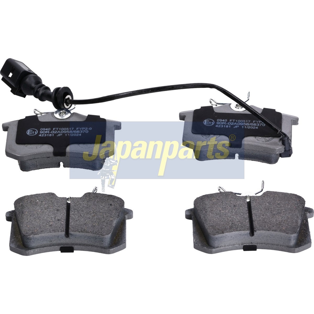 Pastiglie freno JAPANPARTS PP-0940AF
