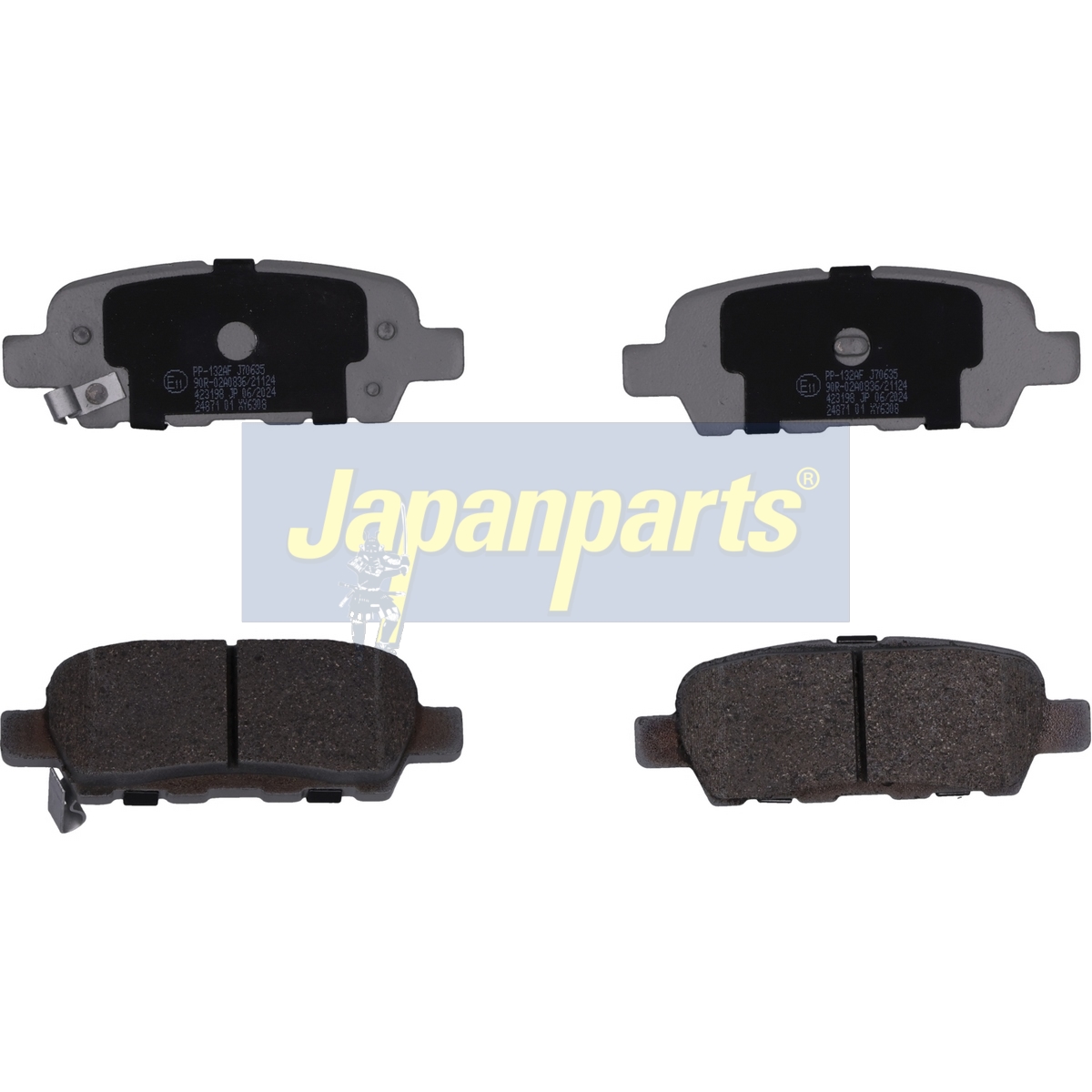 Pastiglie freno JAPANPARTS PP-132AF