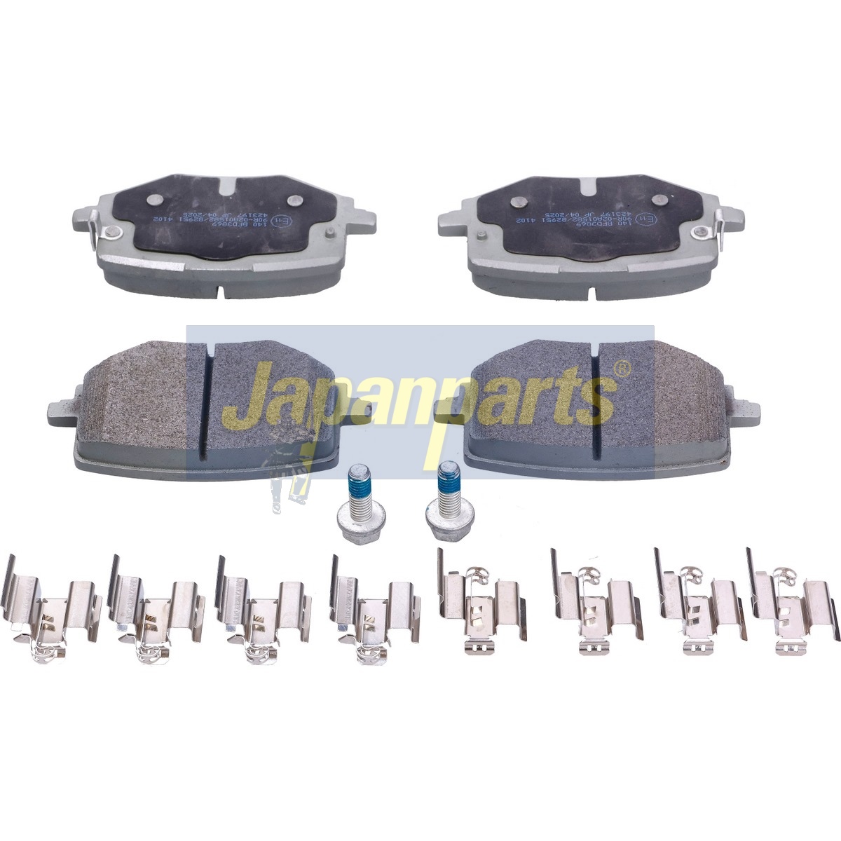 Pastiglie freno JAPANPARTS PP-140AF