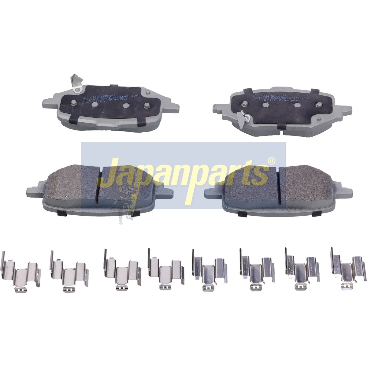 Pastiglie freno JAPANPARTS PP-322AF