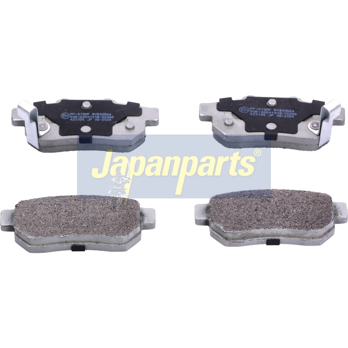 Pastiglie freno JAPANPARTS PP-419AF