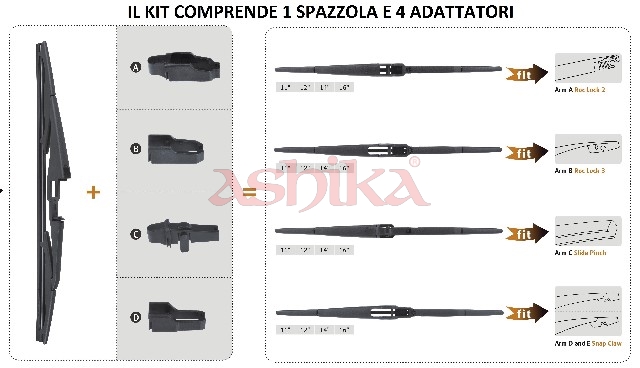 SPAZZOLE TERGICRISTALLI
