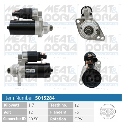 Motorino avv. A1-GOLF VI 1,7KW