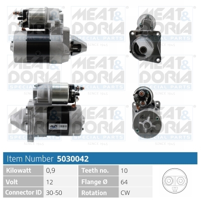 Motorino avviamento Fiat Palio (178), Punto (188),