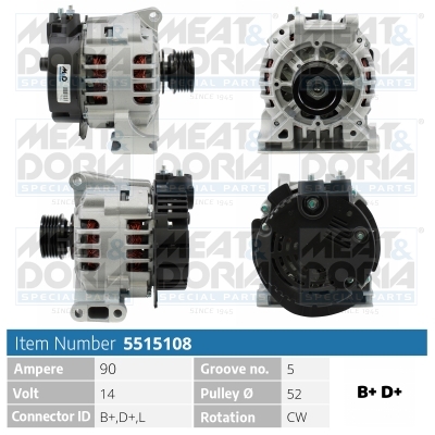 Alternatore Mercedes A (W168),