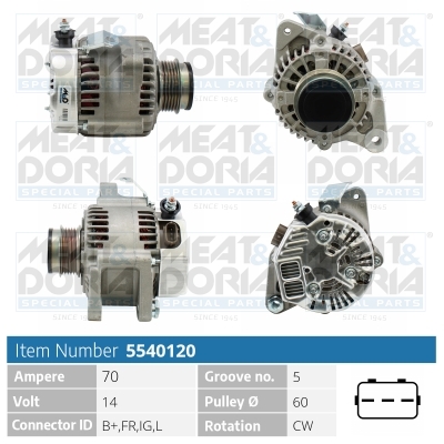 Alternatore Toyota Yaris (P1,P2)
