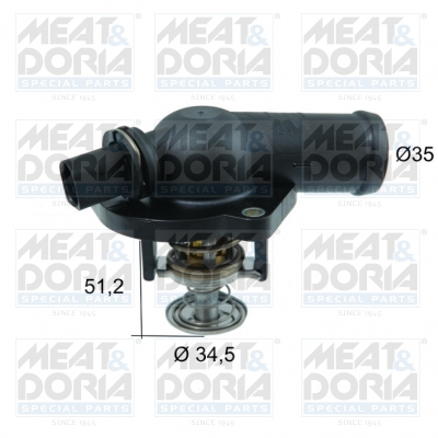 Termostato, refrigerante MEAT & DORIA 92730