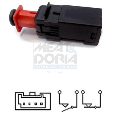 Interruttore luce freno MEAT & DORIA 35067