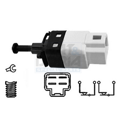 Interruttore luce freno MEAT & DORIA 35108