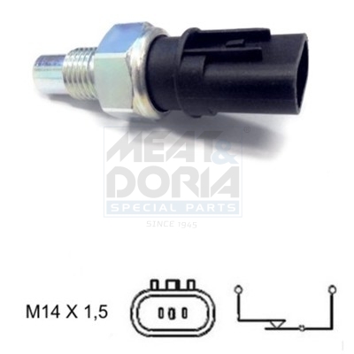 Interruttore, luce di retromarcia MEAT & DORIA 36018