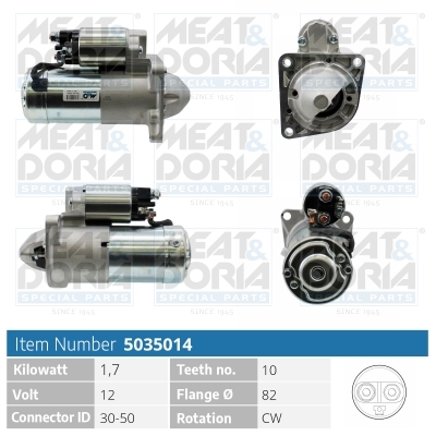 Motorino d'avviamento MEAT & DORIA 5035014