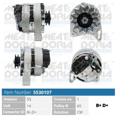 Alternatore MEAT & DORIA 5530107
