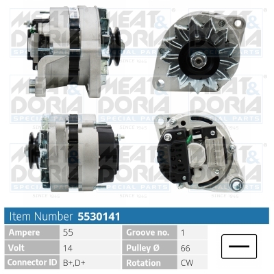 Alternatore MEAT & DORIA 5530141