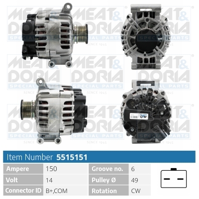 Alternatore MEAT & DORIA 5515151