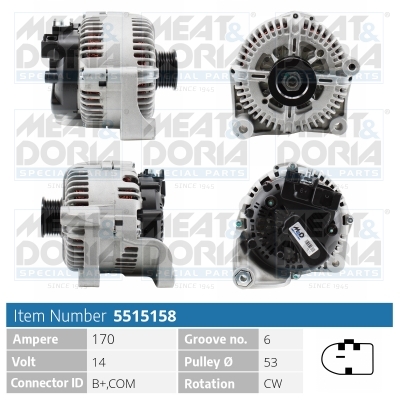 Alternatore MEAT & DORIA 5515158