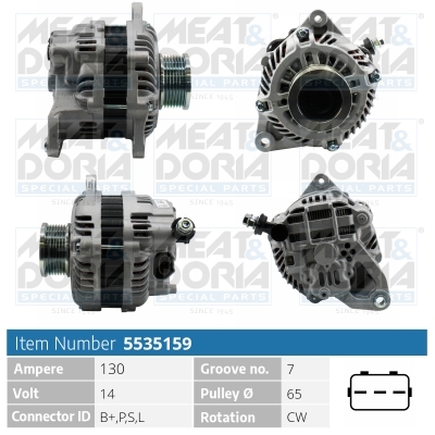 Alternatore MEAT & DORIA 5535159