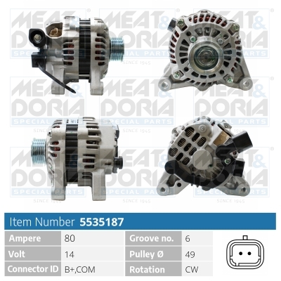 Alternatore MEAT & DORIA 5535187