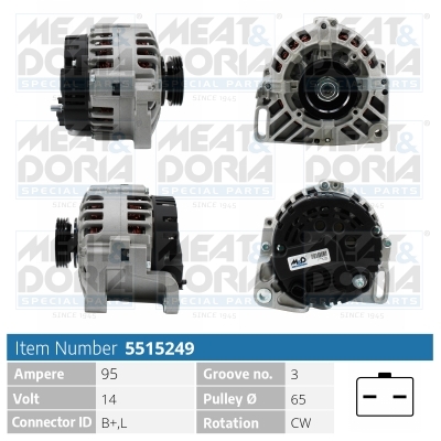 Alternatore MEAT & DORIA 5515249
