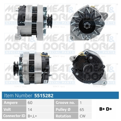 Alternatore MEAT & DORIA 5515282