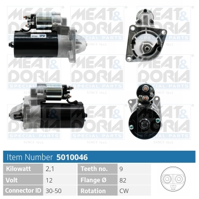 Motorino d'avviamento MEAT & DORIA 5010046