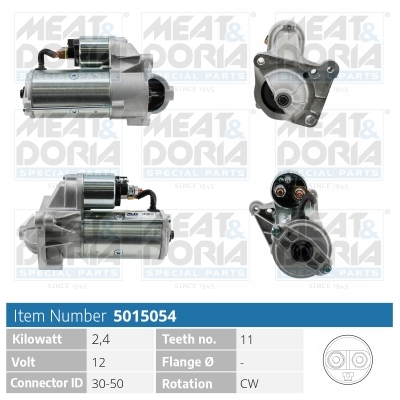 Motorino d'avviamento MEAT & DORIA 5015054
