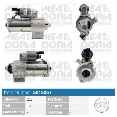 Motorino d'avviamento MEAT & DORIA 5015057