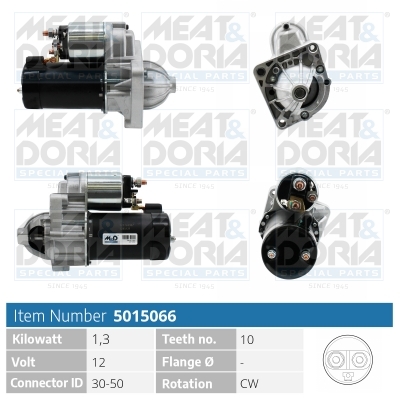 Motorino d'avviamento MEAT & DORIA 5015066