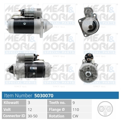 Motorino d'avviamento MEAT & DORIA 5030070