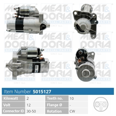 Motorino d'avviamento MEAT & DORIA 5015127