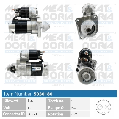 Motorino d'avviamento MEAT & DORIA 5030180