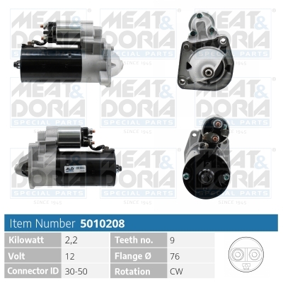 Motorino d'avviamento MEAT & DORIA 5010208