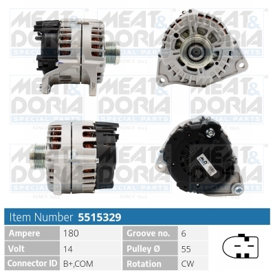 Alternatore MEAT & DORIA 5515329