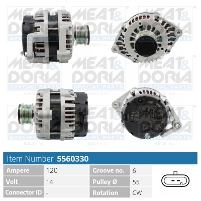 Alternatore MEAT & DORIA 5560330