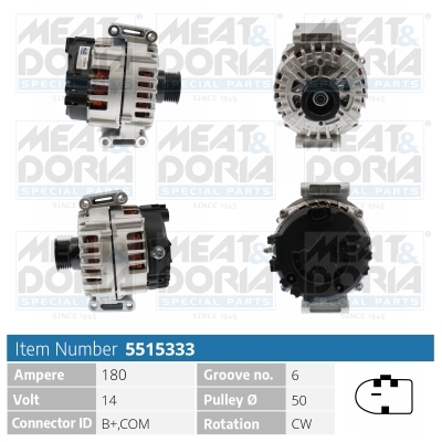 Alternatore MEAT & DORIA 5515333