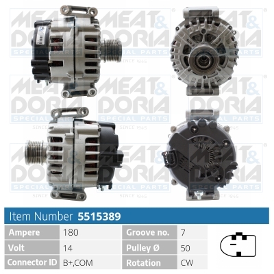 Alternatore MEAT & DORIA 5515389